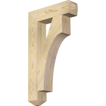 Ekena Millwork Westlake Craftsman Rough Sawn Bracket, Douglas Fir, 4"W x 18"D x 30"H BKT04X18X30WTL04RDF